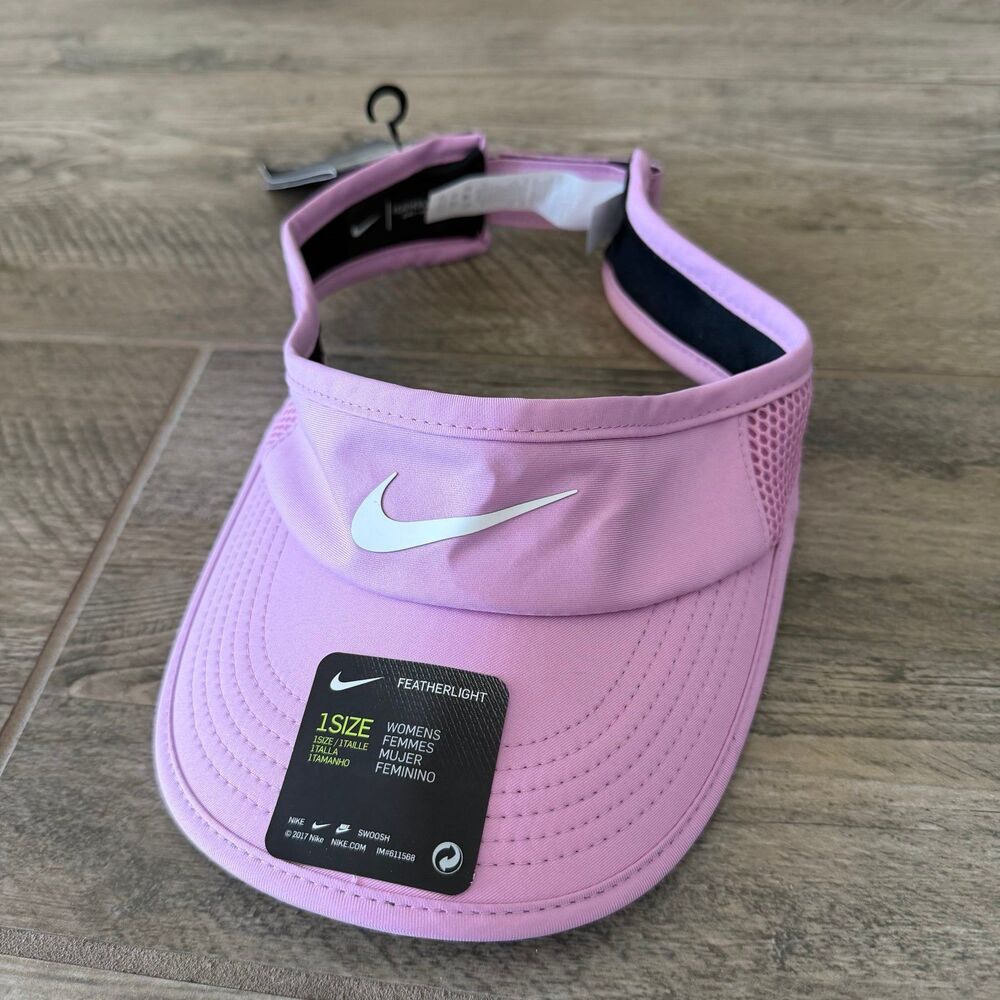 Nike Dri-Fit Visor Women's Pink Golf Tennis Hat
